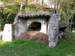 Una trincea in Via Isonzo