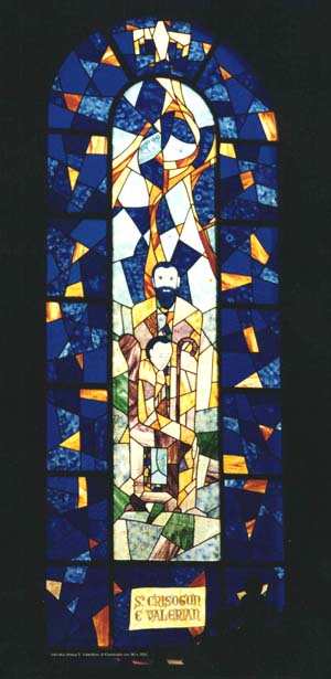 Vetrata della chiesa di S. Valentino